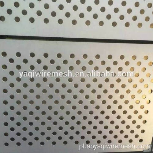 Okrągły metalowy panel z hałasem ze stali nierdzewnej